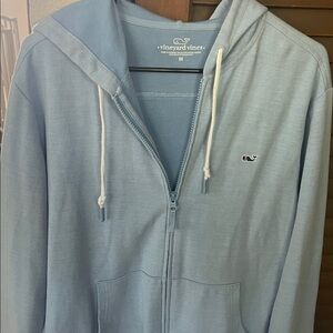 Vineyard Vines Light Blue Hoodie Jacket